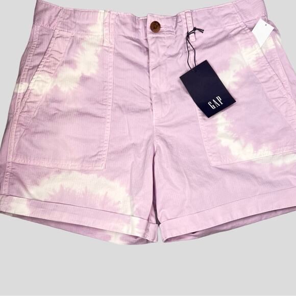 GAP Pants - NWT Gap High Rise Utility Short 5” Khaki Shorts 6 Lavender Shortbread Pastel